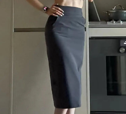 Women Skirt High Waited Sporty Skirt Wrapped Buttocks Skirt Slim Fit Spring Autumn style