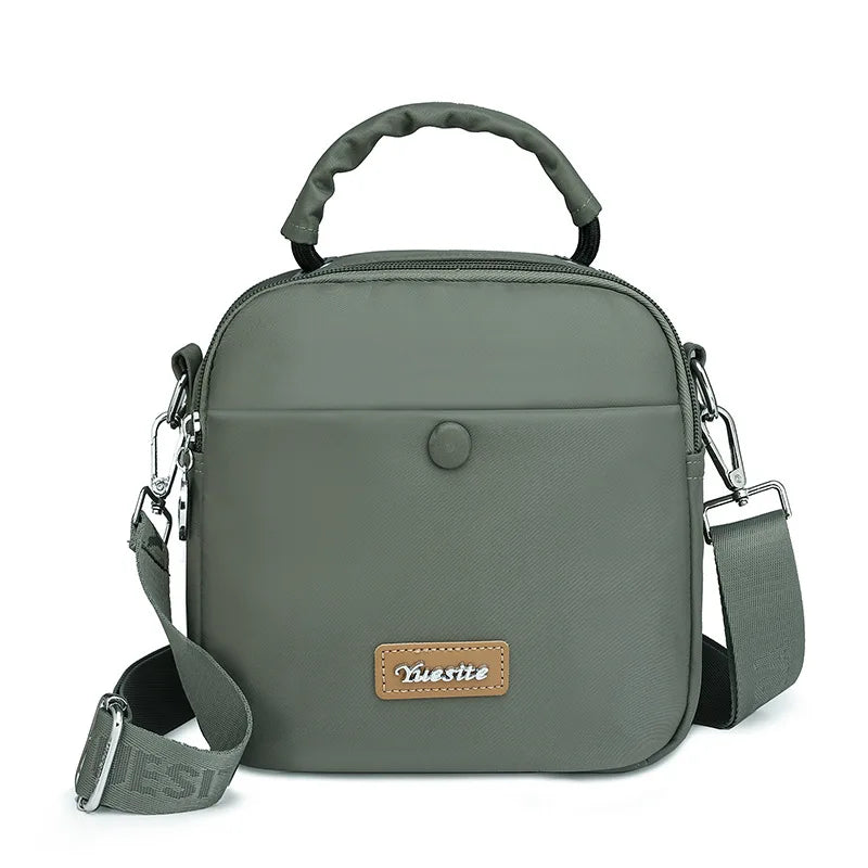 Women Small Shoulder Bag Summer Bag Casual Outdoor Waterproof Nylon Handbag Zipper Messenger Bags Coin Holder Purse