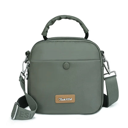 Women Small Shoulder Bag Summer Bag Casual Outdoor Waterproof Nylon Handbag Zipper Messenger Bags Coin Holder Purse