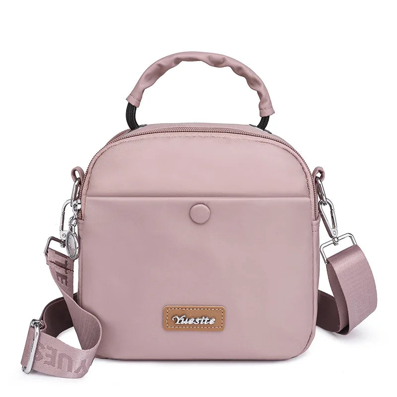 Women Small Shoulder Bag Summer Bag Casual Outdoor Waterproof Nylon Handbag Zipper Messenger Bags Coin Holder Purse