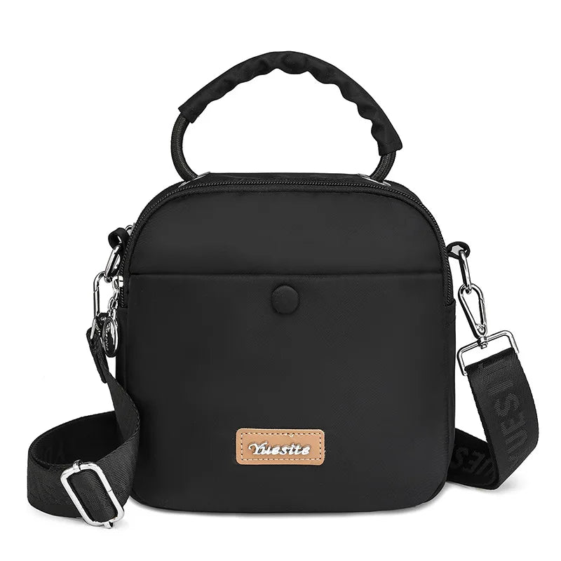Women Small Shoulder Bag Summer Bag Casual Outdoor Waterproof Nylon Handbag Zipper Messenger Bags Coin Holder Purse