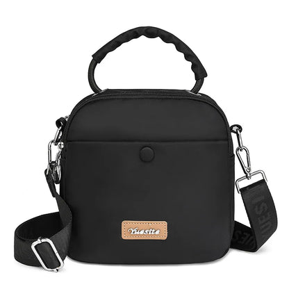 Women Small Shoulder Bag Summer Bag Casual Outdoor Waterproof Nylon Handbag Zipper Messenger Bags Coin Holder Purse