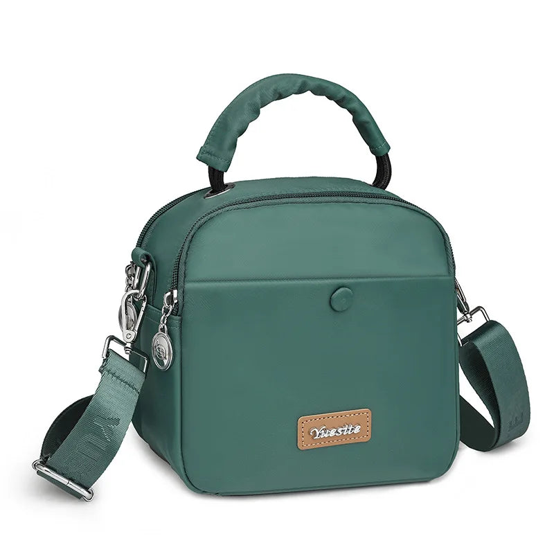 Women Small Shoulder Bag Summer Bag Casual Outdoor Waterproof Nylon Handbag Zipper Messenger Bags Coin Holder Purse