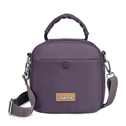 Women Small Shoulder Bag Summer Bag Casual Outdoor Waterproof Nylon Handbag Zipper Messenger Bags Coin Holder Purse