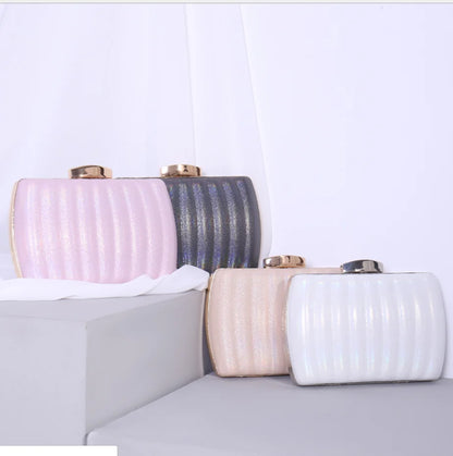 Women Small white Evening Bags female Christmas present Clutch Purses Wedding Rhinestone Handbags Bridal clutch Bags clutches