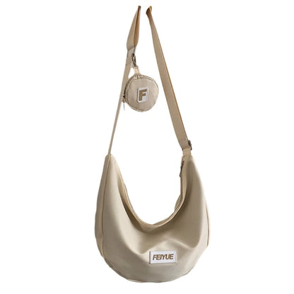 Women Soft Handbags Female Shoulder Bag Solid Color Lady Tote Large Capacity