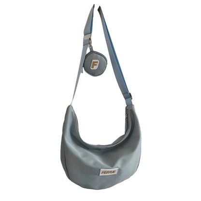 Women Soft Handbags Female Shoulder Bag Solid Color Lady Tote Large Capacity