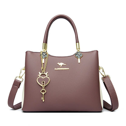 Women Soft Leather Handbag Luxury Designer 3 Layers Shoulder Crossbody Bags 2023 Ladies Large Capacity Female Messenger Tote Sac