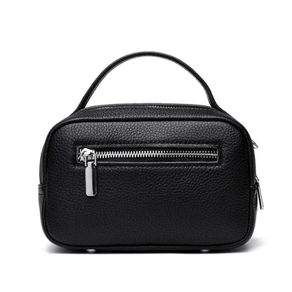 Women Solid Color Cow Leather Bags 100% Genuine Leather Small Shoulder Crossbody Bag Female Luxury Design Purse and Handbags Sac