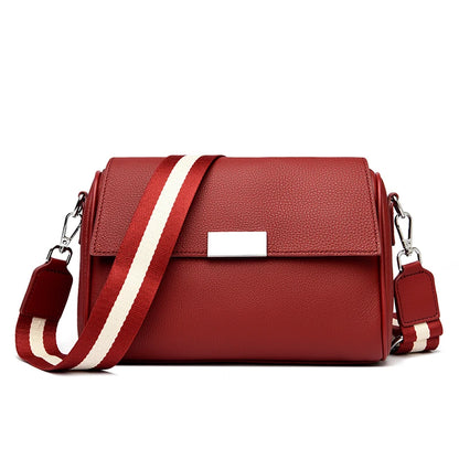 Women Solid Genuine Leather Shoulder Crossbody Bag High Quality Cow Leather Ladies Handbag 2023 Luxury Female Messenger Tote Sac