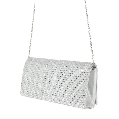 Women Sparkling Shoulder Envelope Handbags Clutch Purse Evening Bag Formal Party Clutch Bags Wedding Party Bridal Purse