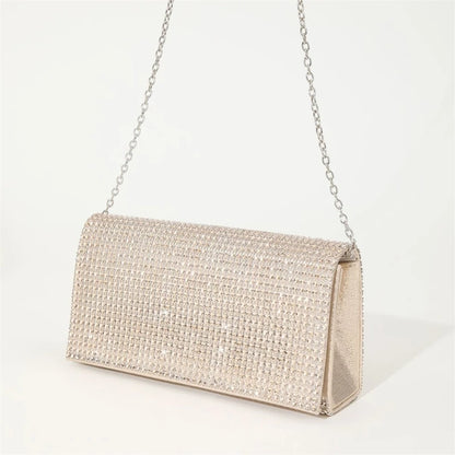 Women Sparkling Shoulder Envelope Handbags Clutch Purse Evening Bag Formal Party Clutch Bags Wedding Party Bridal Purse