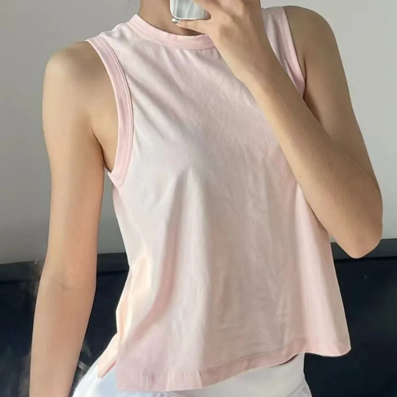 Women Summer Sleeveless Vest, Sport Shirt Blue ,Pink,blue,black Top Shirt