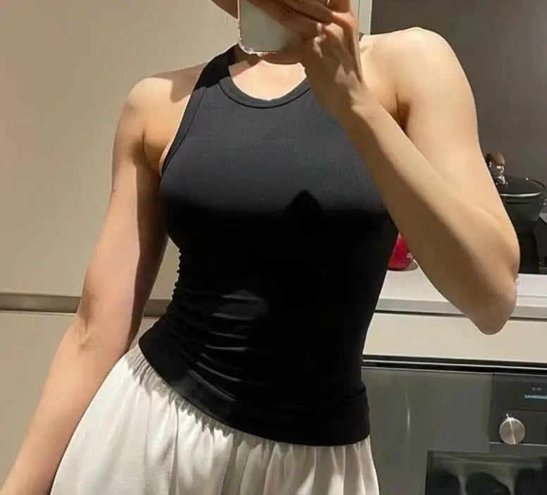 Women Tank Workout Gym Vest Sexy Sporty Sleeveless Shirt Athletic Tops