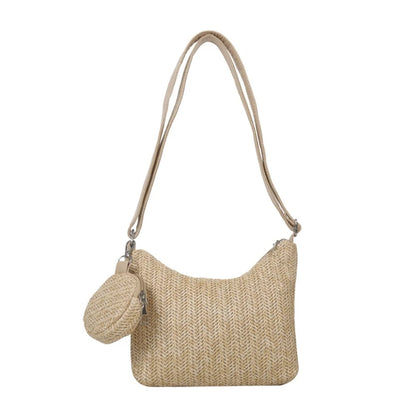 Women Teenagers Large Capacity Crossbody Bag Ladies Shopping Bag Fashion Travel Commute Dating Lightweight Shoulder Bag