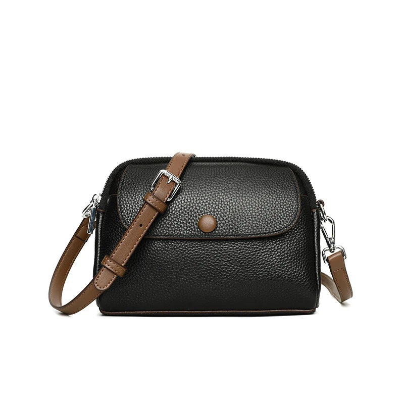 Women Tote Bag Genuine Leather Women's Bag High Quality Cowhide Handbag Fashion Female Shoulder Bags Luxury Female Messenger Sac