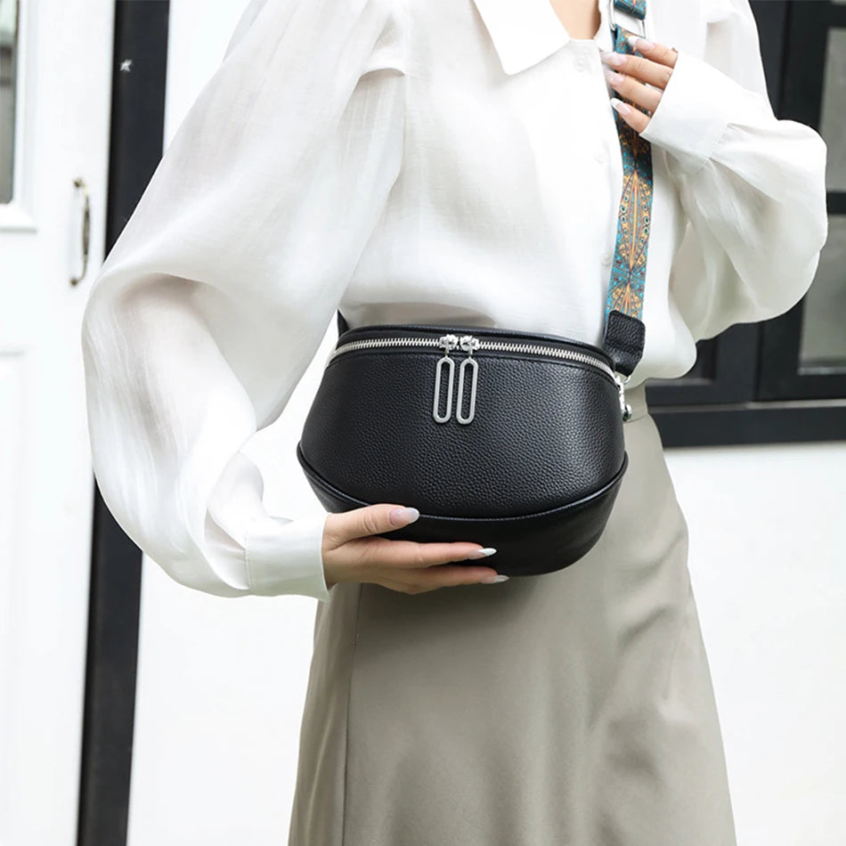 Women Tote Bag Genuine Leather Women's Bag High Quality Cowhide Handbag Fashion Women Shoulder Bag Designer Female Messenger Bag