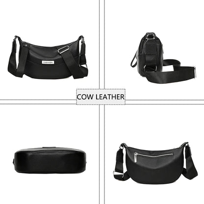 Women Tote bag Genuine Leather Women's bag High Quality Cowhide Handbag Fashion Women Shoulder bag Designer Female Messenger Bag