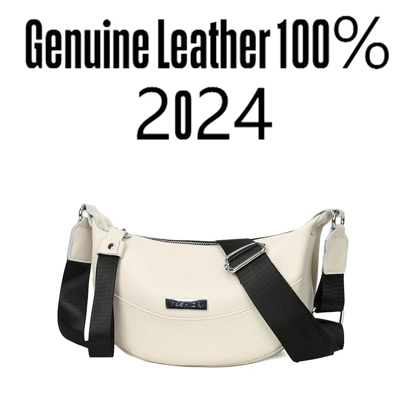 Women Tote bag Genuine Leather Women's bag High Quality Cowhide Handbag Fashion Women Shoulder bag Designer Female Messenger Bag