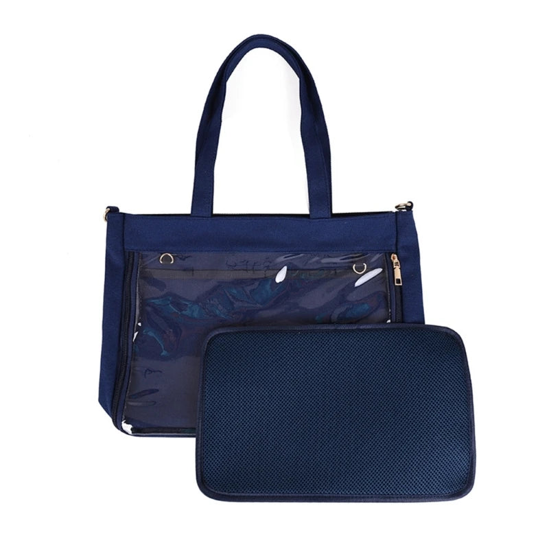 Women Transparent  Bag Japanese Style Handbag Girls Shoulder Bag Ins