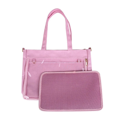 Women Transparent  Bag Japanese Style Handbag Girls Shoulder Bag Ins
