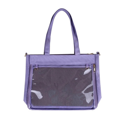 Women Transparent  Bag Japanese Style Handbag Girls Shoulder Bag Ins