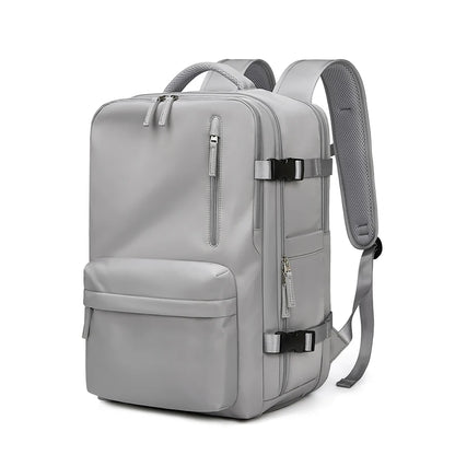 Women Travel Backpack 16 Inch Girl Expanded 39L USB Charging Business Laptop Backpack with Shoe Bag Waterproof Hiking Backpack