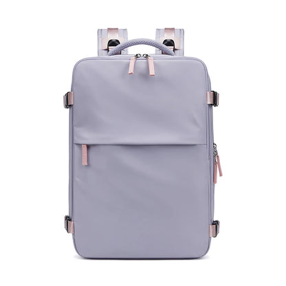 Women Travel Backpack With USB Charging Port, Business Laptop Backpack With Independent Shoes Storage,Girl For School Backpack