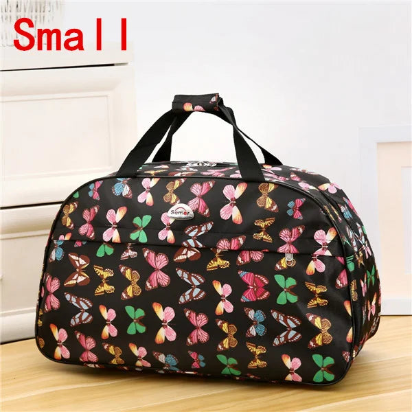Women Travel Bags Men Luggage Travel Duffel Bags Nylon Waterproof Daily Travel Handbag Print Shoulder Bag bolso deporte gimnasio