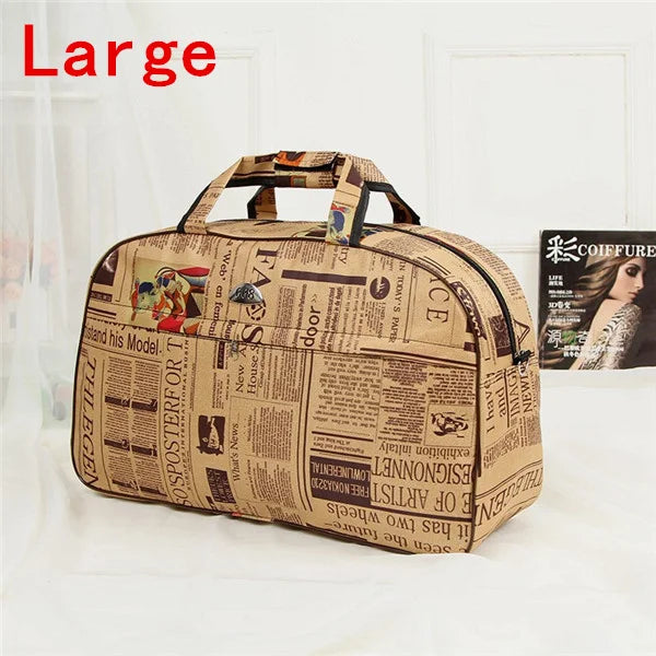 Women Travel Bags Men Luggage Travel Duffel Bags Nylon Waterproof Daily Travel Handbag Print Shoulder Bag bolso deporte gimnasio