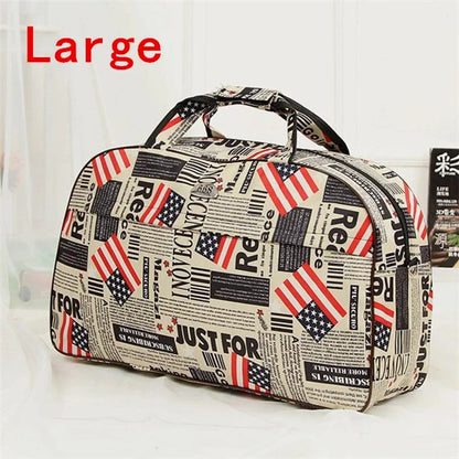 Women Travel Bags Men Luggage Travel Duffel Bags Nylon Waterproof Daily Travel Handbag Print Shoulder Bag bolso deporte gimnasio