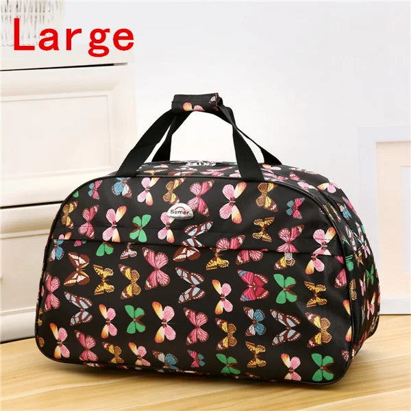 Women Travel Bags Men Luggage Travel Duffel Bags Nylon Waterproof Daily Travel Handbag Print Shoulder Bag bolso deporte gimnasio