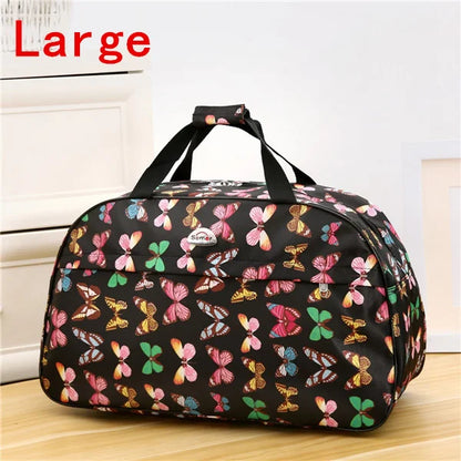 Women Travel Bags Men Luggage Travel Duffel Bags Nylon Waterproof Daily Travel Handbag Print Shoulder Bag bolso deporte gimnasio