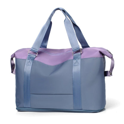 Women Travel Duffel Bag Large Expandable Weekender Carry-on Tote Gym Workout Bag Overnight Bag Mommy Hospital Bag