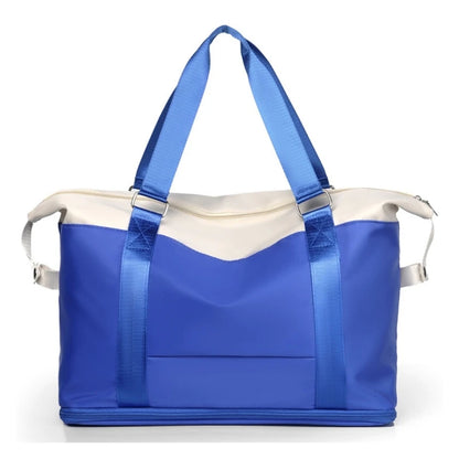 Women Travel Duffel Bag Large Expandable Weekender Carry-on Tote Gym Workout Bag Overnight Bag Mommy Hospital Bag