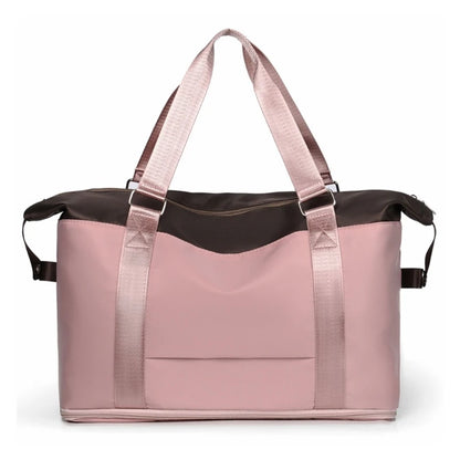 Women Travel Duffel Bag Large Expandable Weekender Carry-on Tote Gym Workout Bag Overnight Bag Mommy Hospital Bag