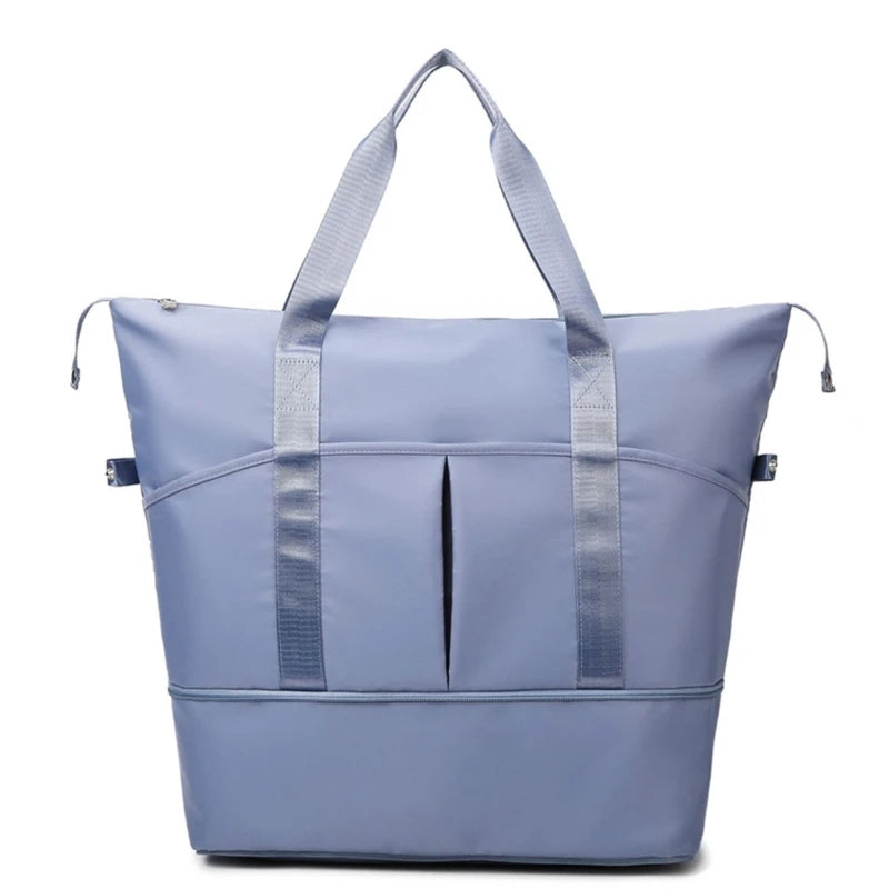 Women Travel Duffel Bag Large Expandable Weekender Carry-on Tote Gym Workout Bag Overnight Bag Mommy Hospital Bag
