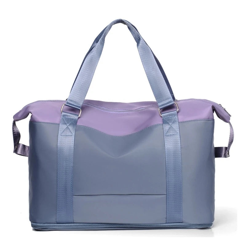 Women Travel Duffel Bag Large Expandable Weekender Carry-on Tote Gym Workout Bag Overnight Bag Mommy Hospital Bag