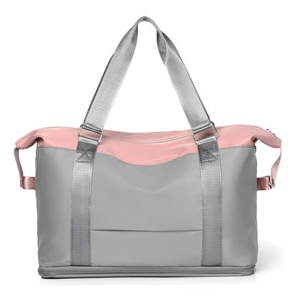 Women Travel Duffel Bag Large Expandable Weekender Carry-on Tote Gym Workout Bag Overnight Bag Mommy Hospital Bag
