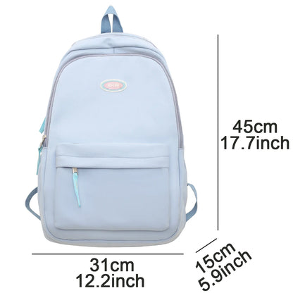Women Travel Purple High Capacity School Bag Lady Fashion Girl Kawaii Trendy Book Bag Female Nylon Laptop College Backpacks Cool
