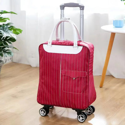 Women Travel Suitcase Trolley Bag With Wheels Large Capacity Travel Bag Backpack Boarding Bag Universal Wheel Rolling luggage