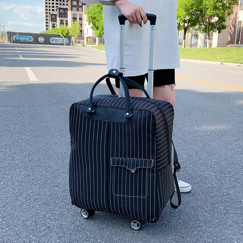 Women Travel Suitcase Trolley Bag With Wheels Large Capacity Travel Bag Backpack Boarding Bag Universal Wheel Rolling luggage