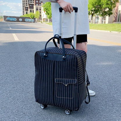 Women Travel Suitcase Trolley Bag With Wheels Large Capacity Travel Bag Backpack Boarding Bag Universal Wheel Rolling luggage