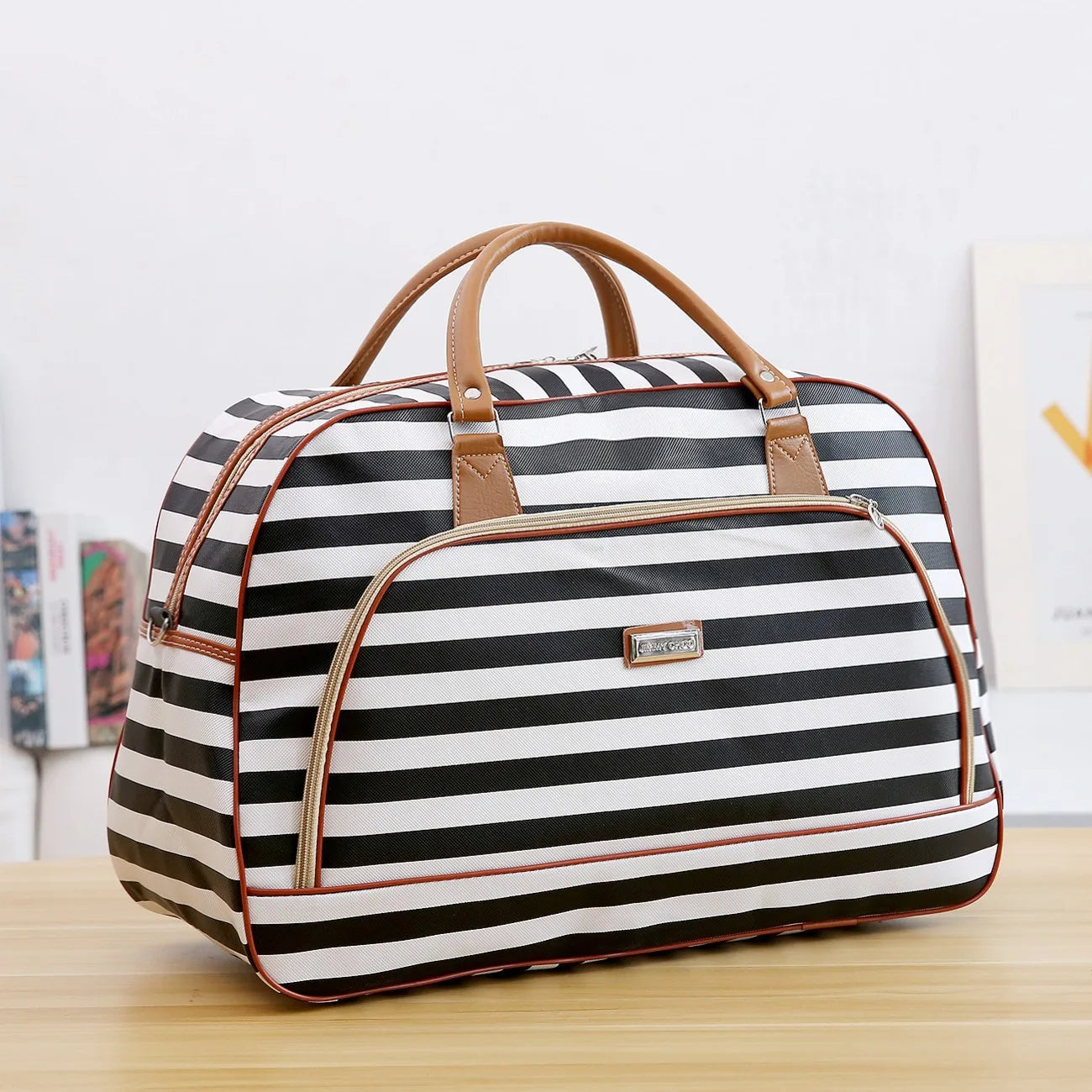 Women Travel Tote Bags Fashion PU Leather Large Capacity Luggage bag Waterproof Duffle Bag Casual  Weekend Travel Bag Organizer