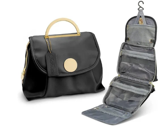 Women Travel Tote Cosmetic Bag New PU Leather Waterproof Makeup Bag Ladies Beauty Bag Organizer Toiletries Storage Bags