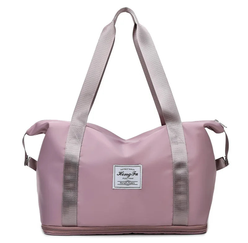 Women Travel Tote Men Sports Gym Bag Duffle Handbag Multifunction Swimming Shoulder Messenger Bag Weekend Fitness Training Bag
