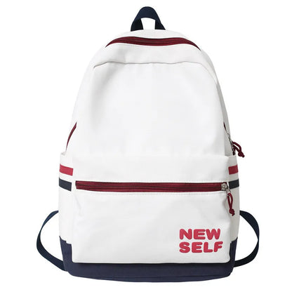 Women Trendy Pink School Bag Ladies Cute Nylon College Girl Travel Book Cool Fashion Female Laptop Bags Teenage Backpack Student