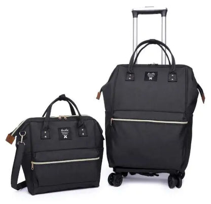 Women Trolley Luggage Bag With Wheels Rolling Backpack Sets Wheeled Backpack Travel Bags on wheels Trolley Suitcase wheeled Bags