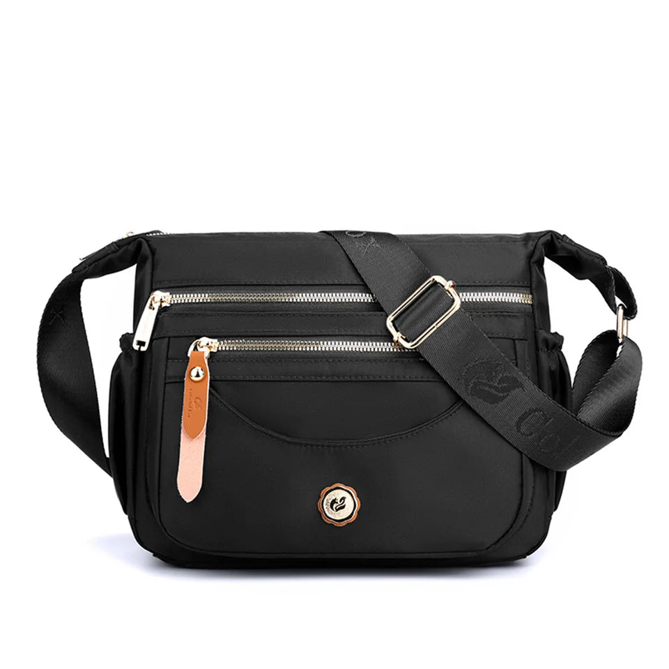 Women Vintage Travel Messenger Bags Fashion Ladies Nylon Crossbody Bags Lady Shoulder Bag Crossbody Bags