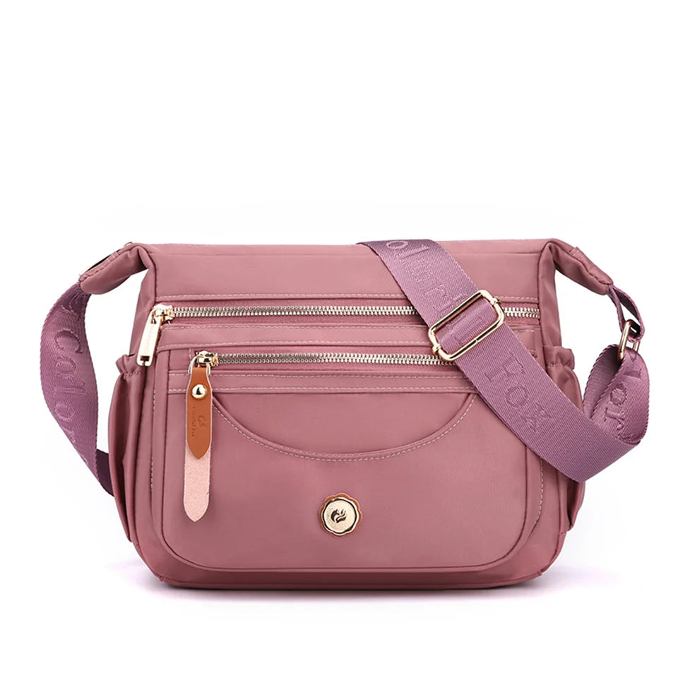 Women Vintage Travel Messenger Bags Fashion Ladies Nylon Crossbody Bags Lady Shoulder Bag Crossbody Bags